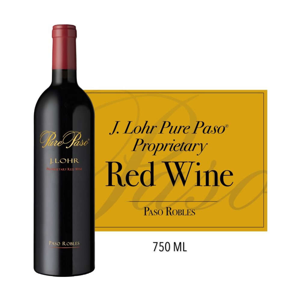 J. Lohr Pure Paso Proprietary Red Wine bottle