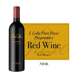 J. Lohr Pure Paso Proprietary Red Wine bottle