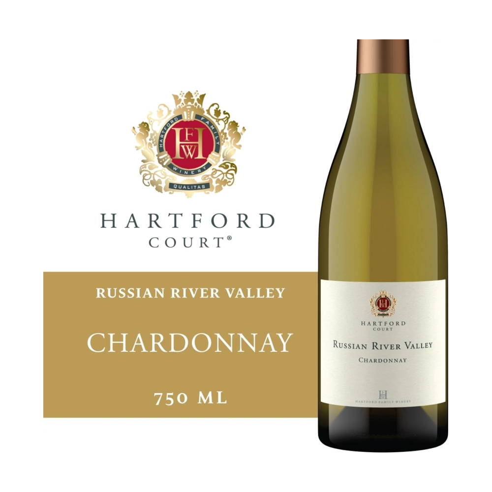 Hartford Court Russian River Valley Chardonnay White Wine bottle
