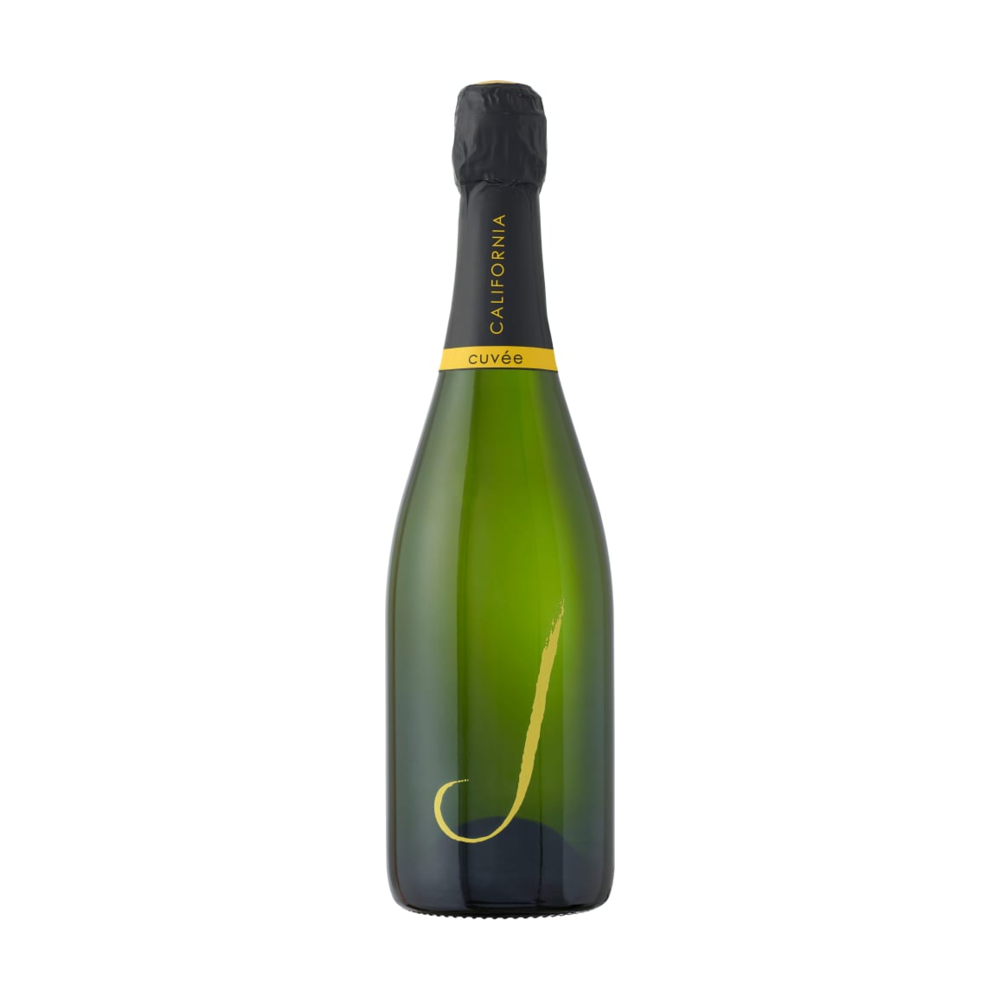 J Vineyards Cuvee Brut California Sparkling Wine bottle