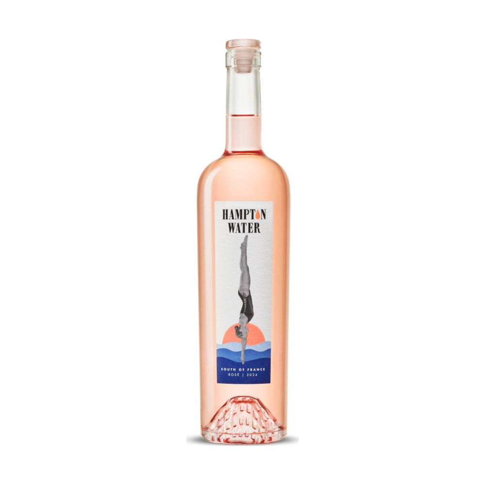 Hampton Water Languedoc France Rose Wine bottle