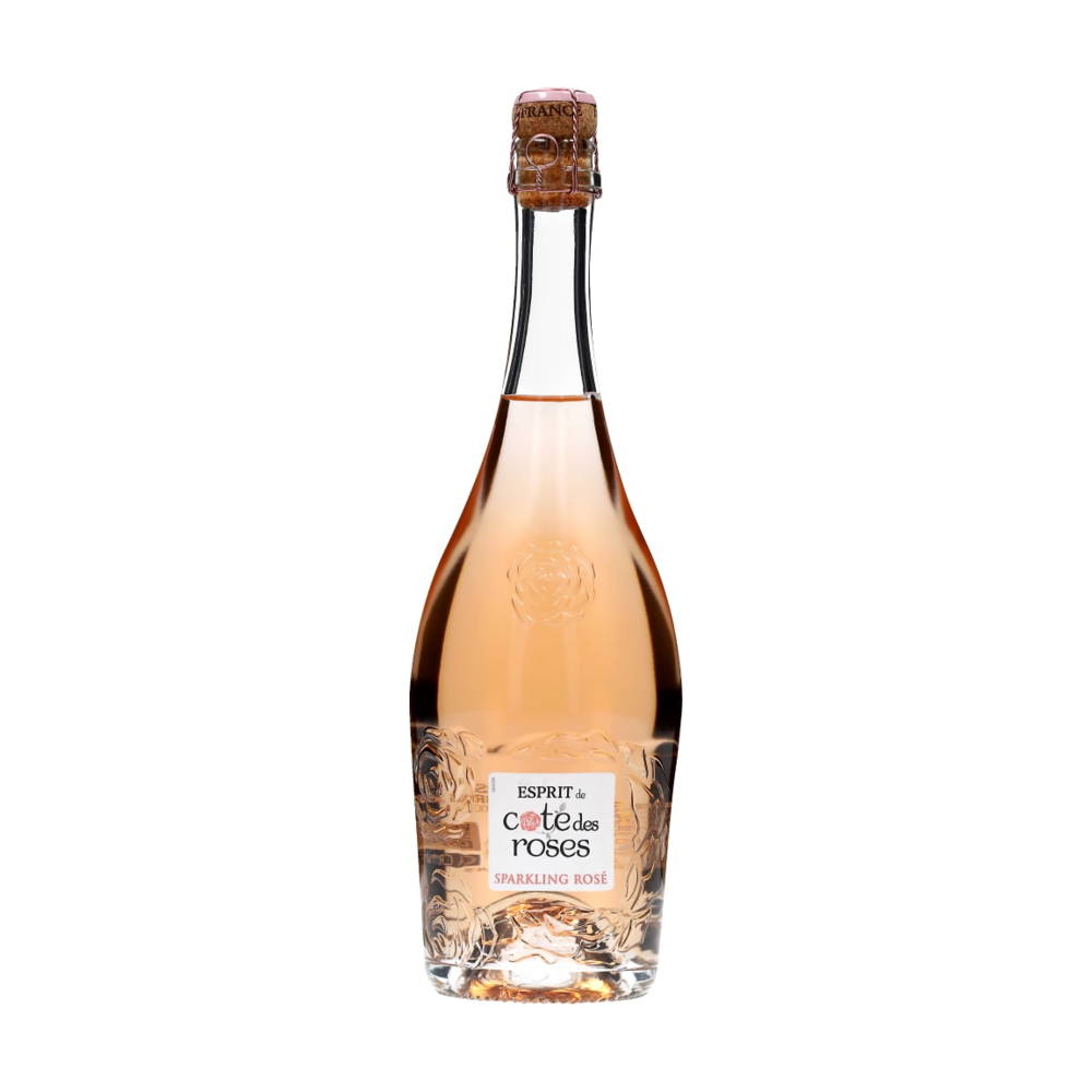 Gerard Bertrand Esprit de Cote des Roses French Sparkling Rose Wine bottle