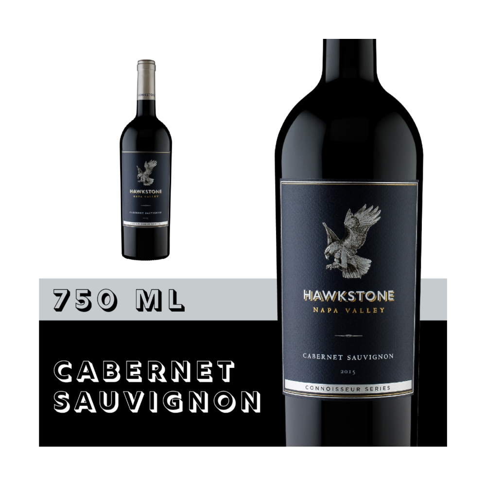 Hawkstone Napa Cabernet Sauvignon Red Wine bottle