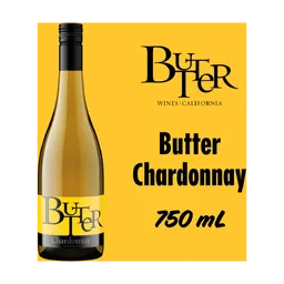 Butter Chardonnay California White Wine bottle