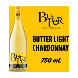 Butter Light Chardonnay California White Wine bottle