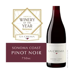 La Crema Sonoma Coast Pinot Noir California Red Wine bottle