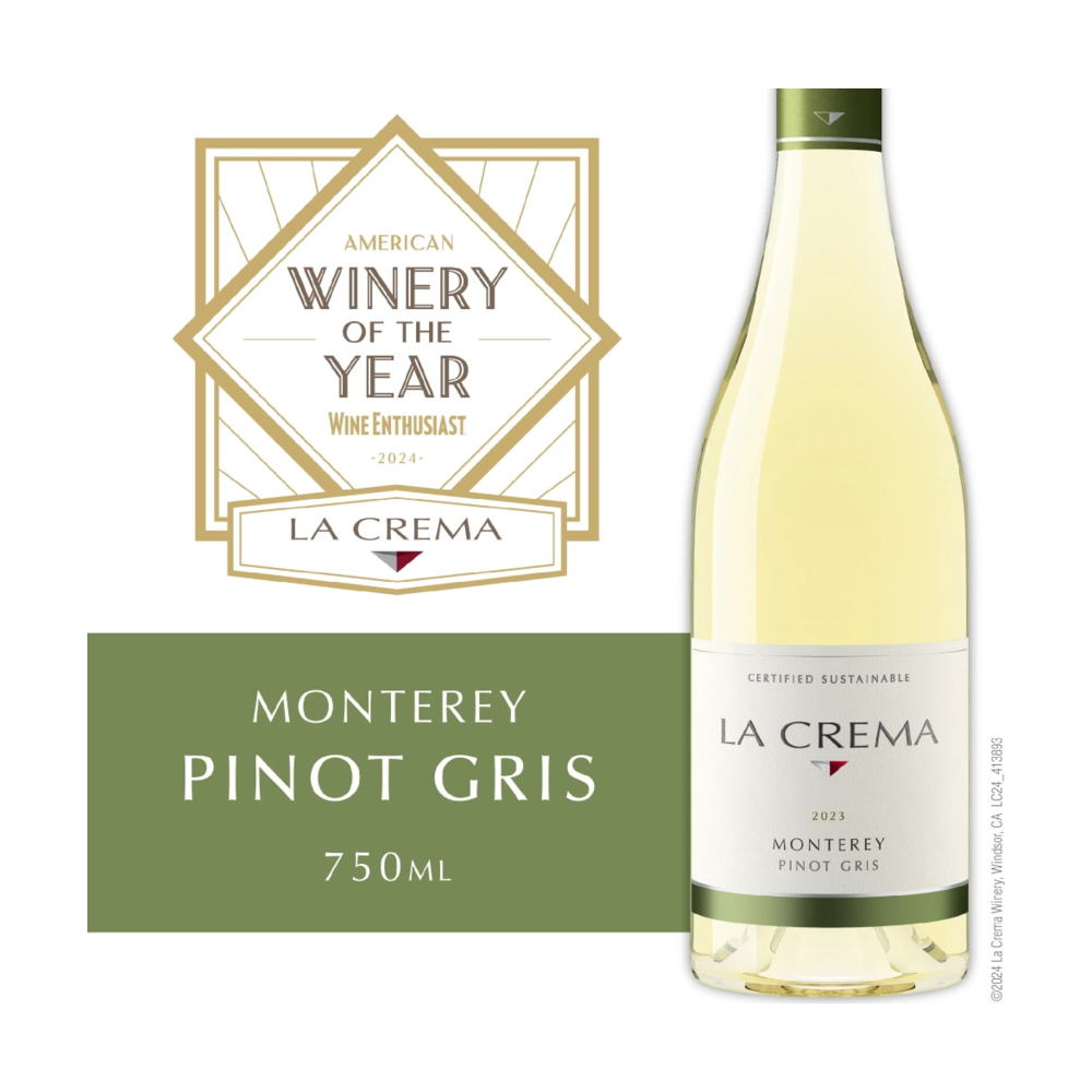 La Crema Monterey Pinot Gris California White Wine bottle