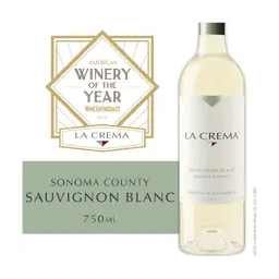 La Crema Sonoma County Sauvignon Blanc California White Wine bottle