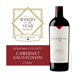 La Crema Sonoma County Cabernet Sauvignon California Red Wine bottle