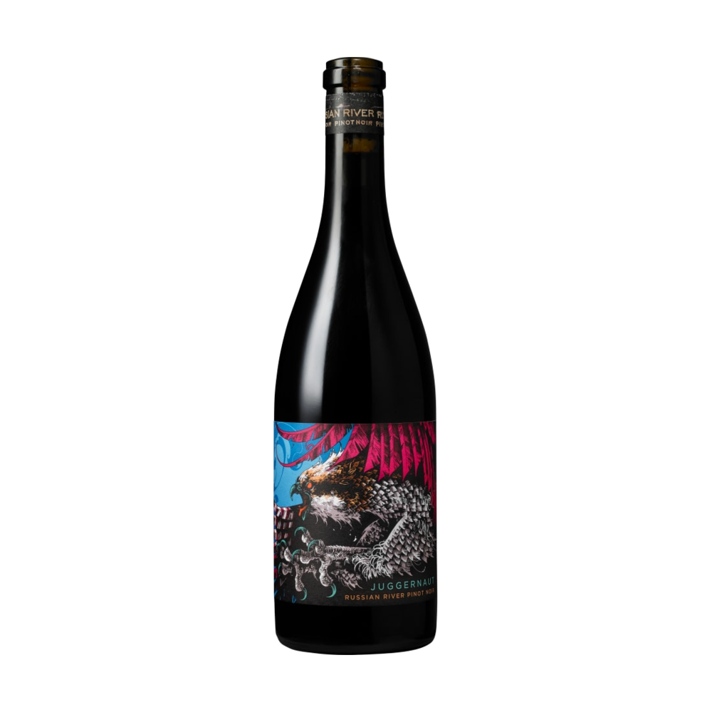 Juggernaut Russian River Pinot Noir Red Wine bottle