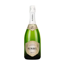 Korbel Brut California Champagne bottle