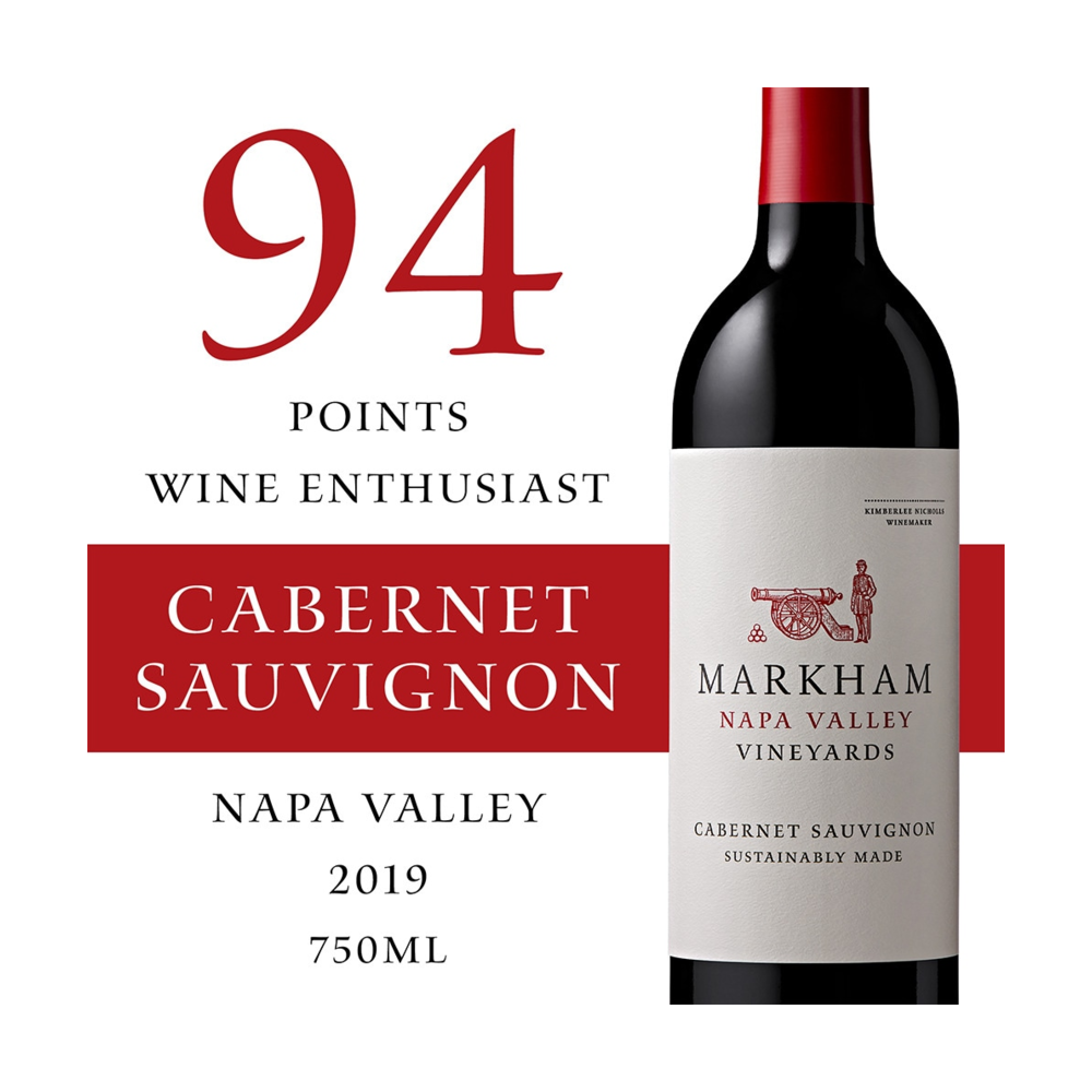 Markham Vineyards Cabernet Sauvignon California Red Wine bottle