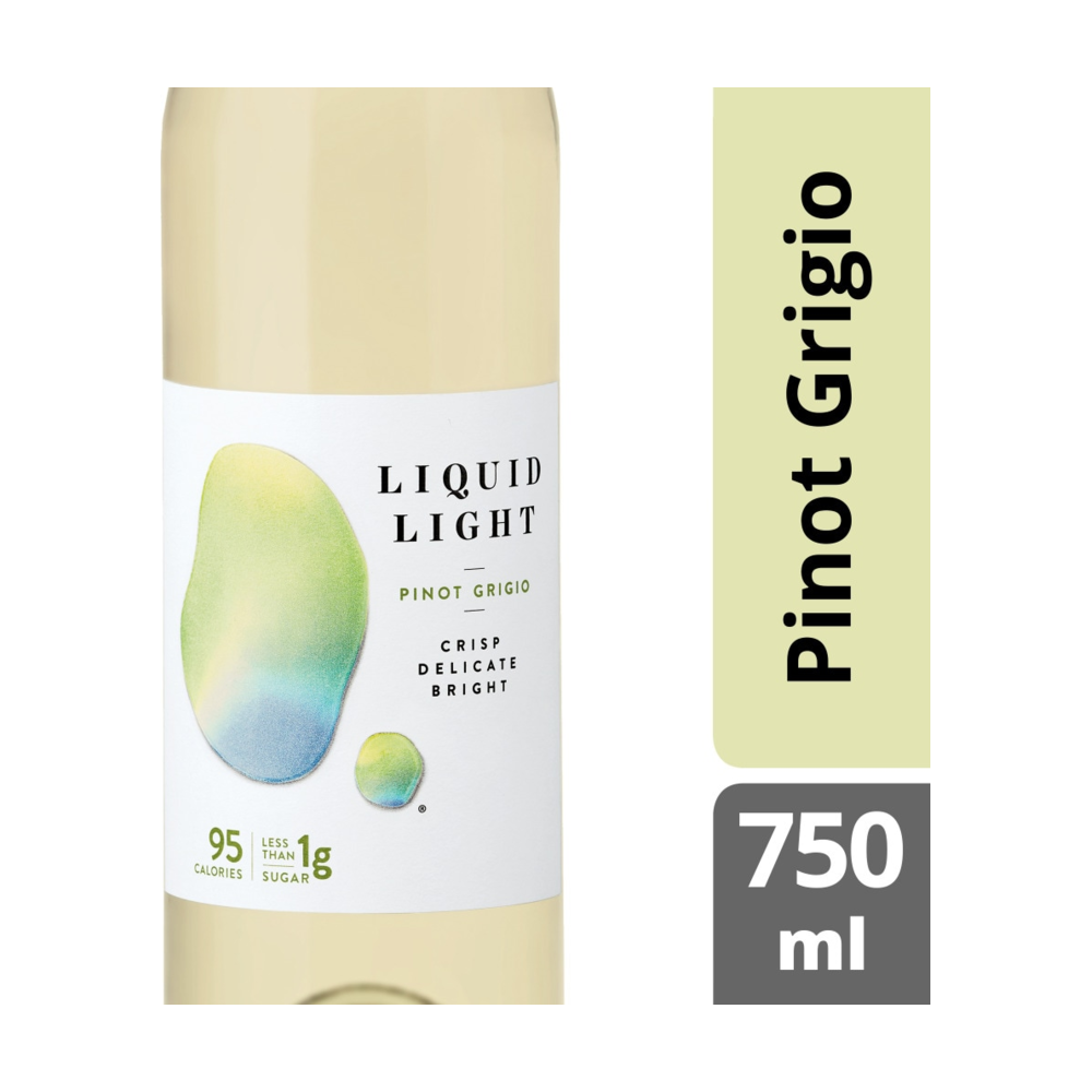 Liquid Light Pinot Grigio Washington White Wine bottle