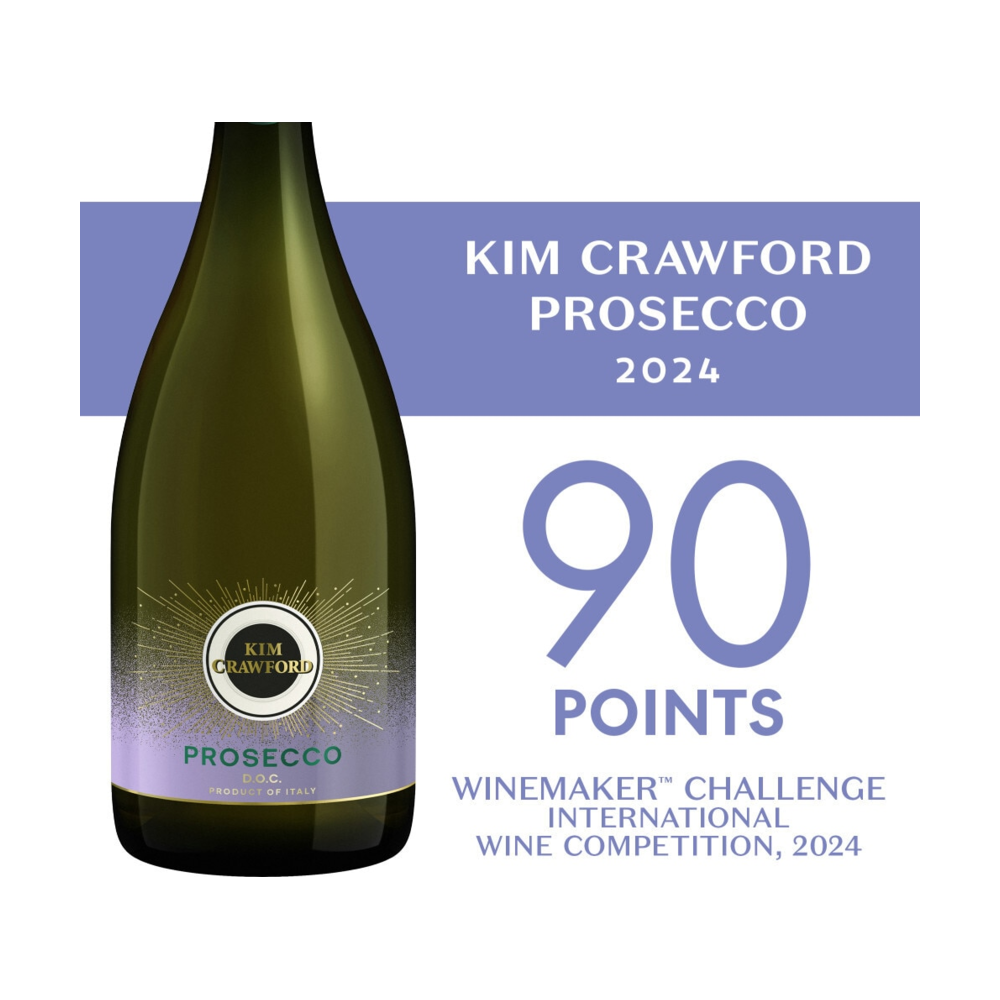 Kim Crawford Prosecco DOC Italian White Sparkling Wine bottle