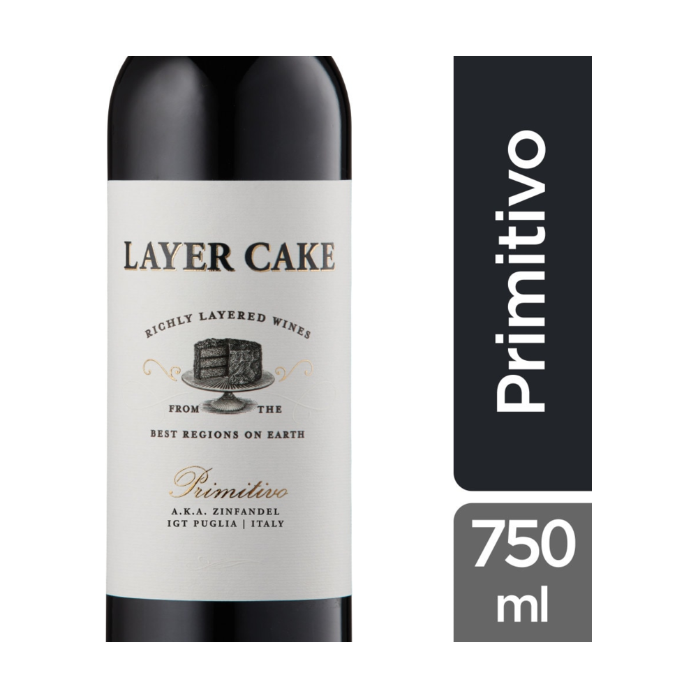 Layer Cake A.K.A. Zinfandel Primitivo Italy Red Wine bottle