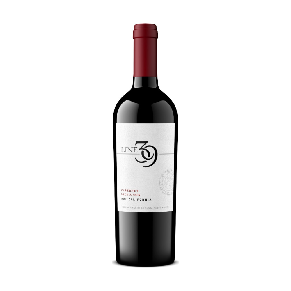 Line 39 California Cabernet Sauvignon bottle