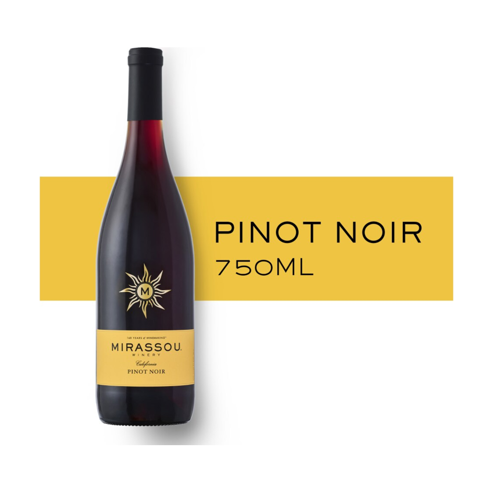 Mirassou Pinot Noir California Red Wine bottle