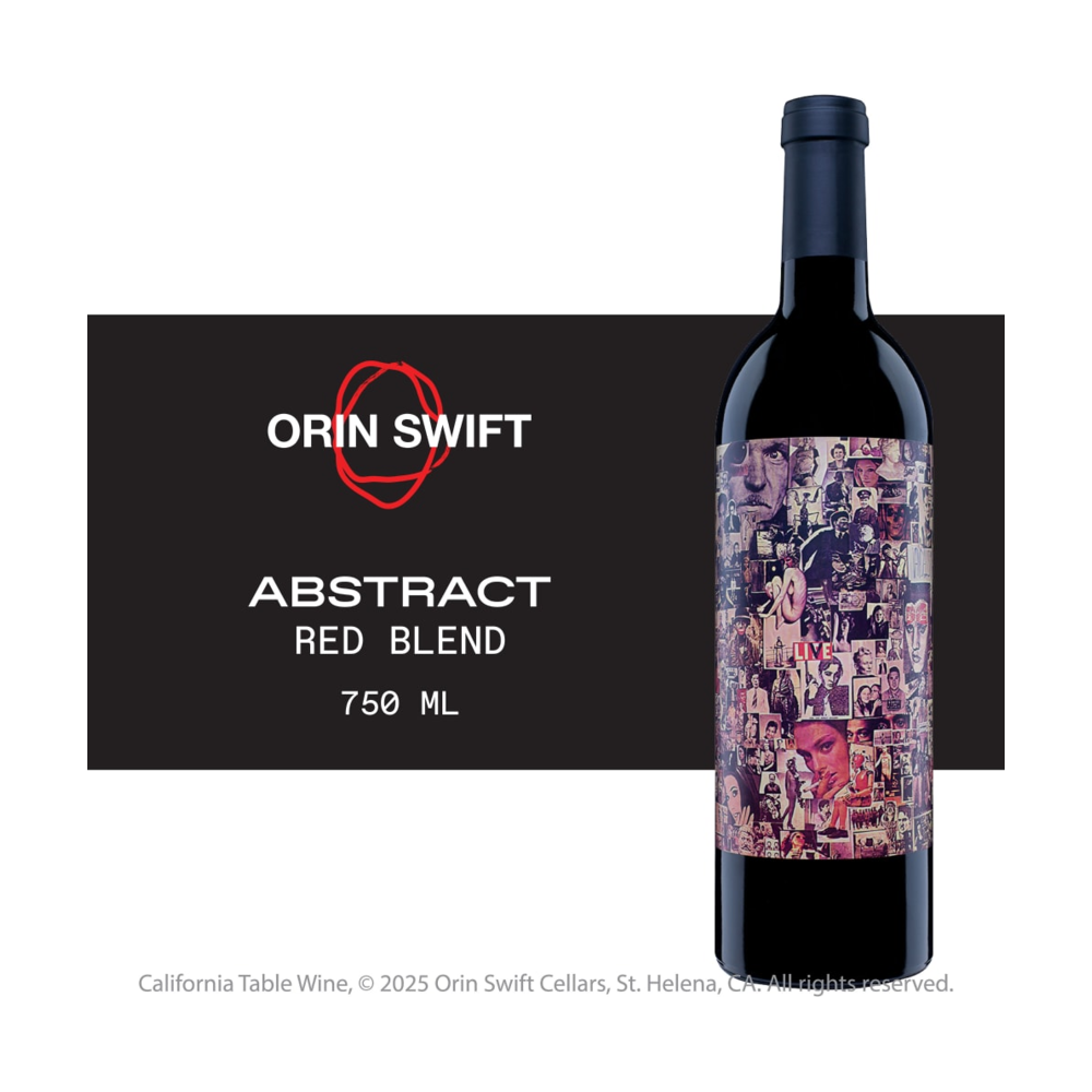Orin Swift Abstract Red Blend California Red Wine bottle