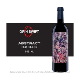 Orin Swift Abstract Red Blend California Red Wine bottle