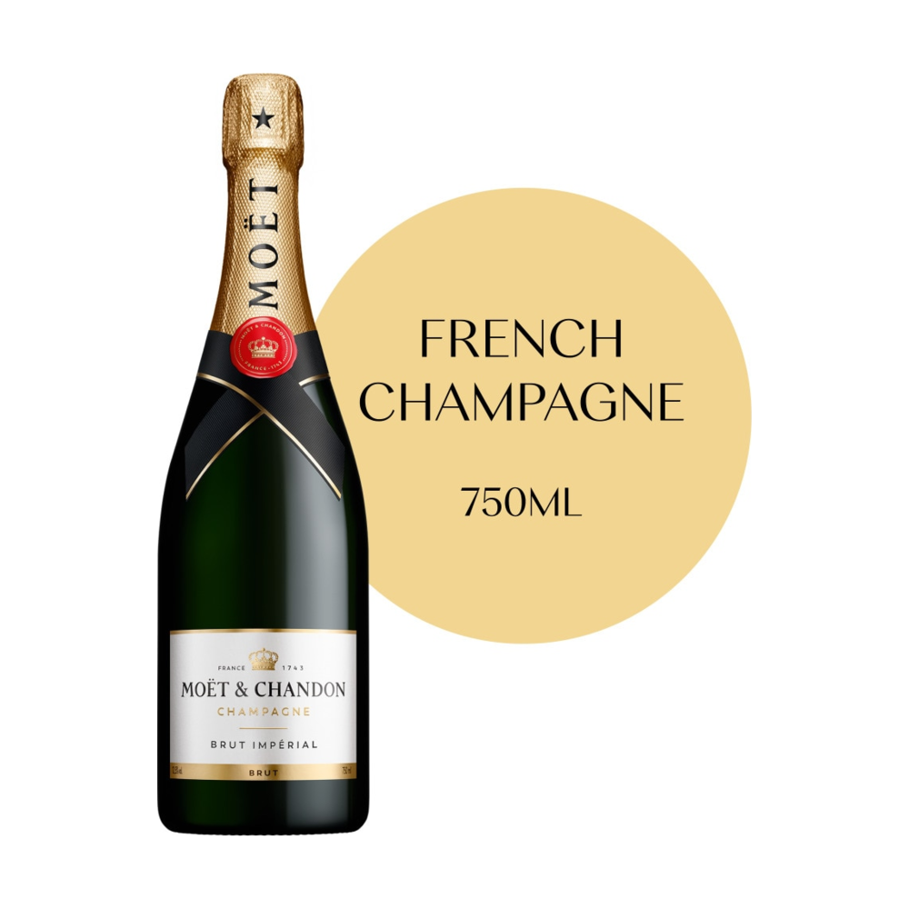 Moet & Chandon Brut Imperial Champagne France Sparkling Wine bottle
