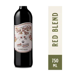 Our Daily Red Blend California Wine bottle