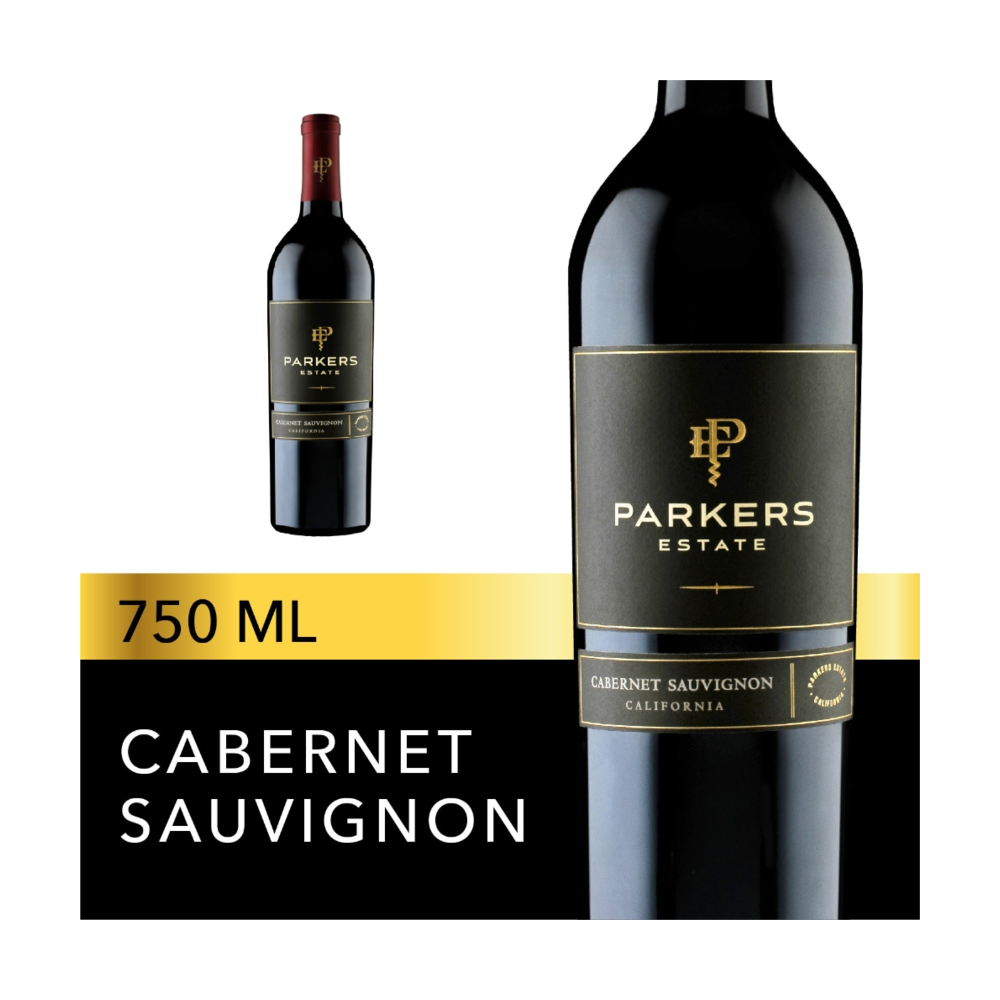 Parkers Estate Cabernet Sauvignon Red Wine bottle