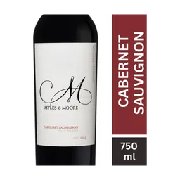 Myles & Moore Cabernet Sauvignon Red Wine bottle