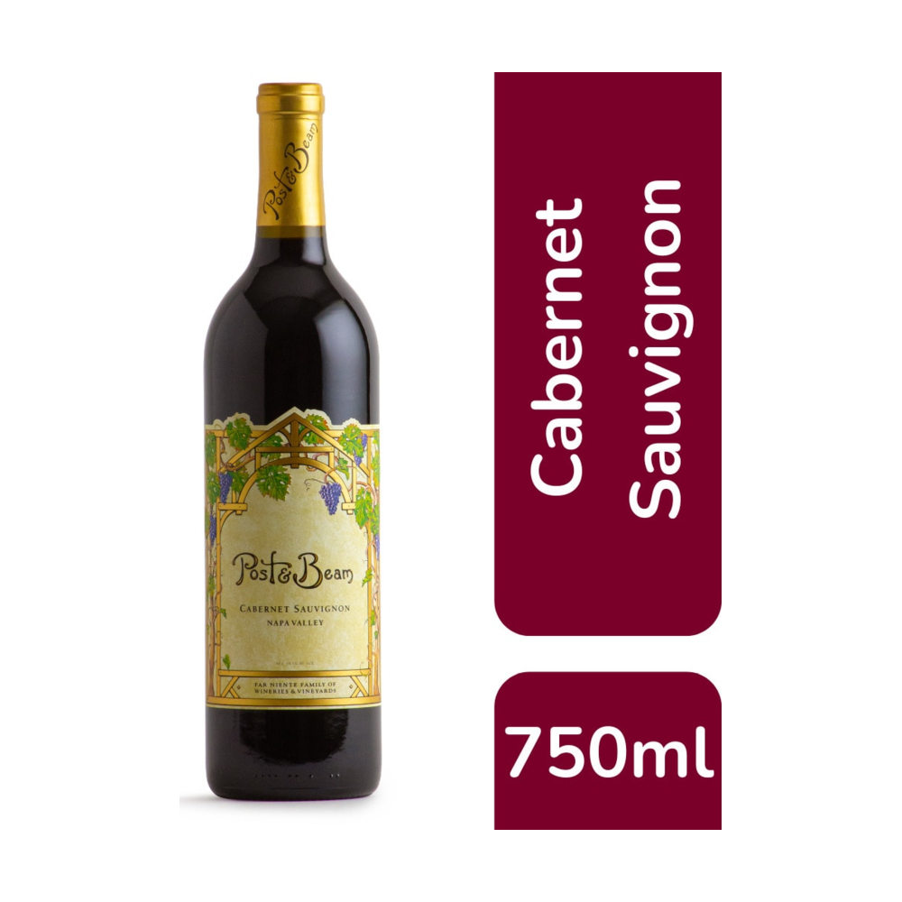 Post & Beam Cabernet Sauvignon California Red Wine bottle