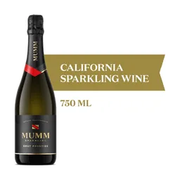 Mumm Sparkling Brut Prestige Champagne California Wine bottle