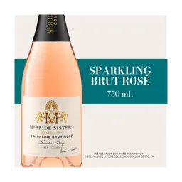 McBride Sisters Collection Brut Rose Sparkling New Zealand Wine bottle
