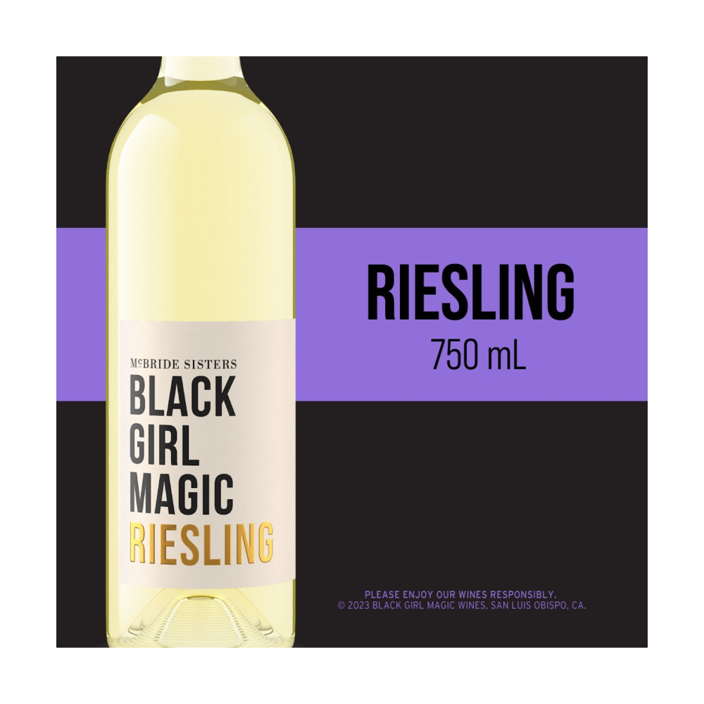 Black Girl Magic Riesling California White Wine bottle