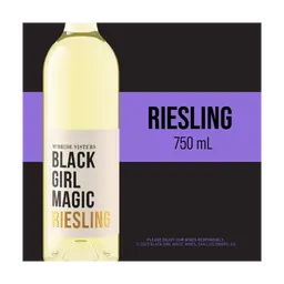 Black Girl Magic Riesling California White Wine bottle