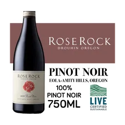 Roserock Pinot Noir bottle