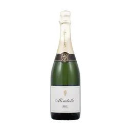 Mirabelle Brut North Coast California Sparkling Wine bottle