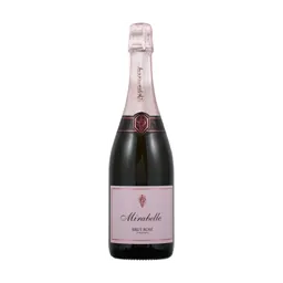 Mirabelle Brut Rose North Coast California Sparkling Wine bottle