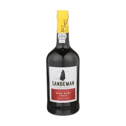 Sandeman Fine Ruby Portugal Port Red Wine bottle