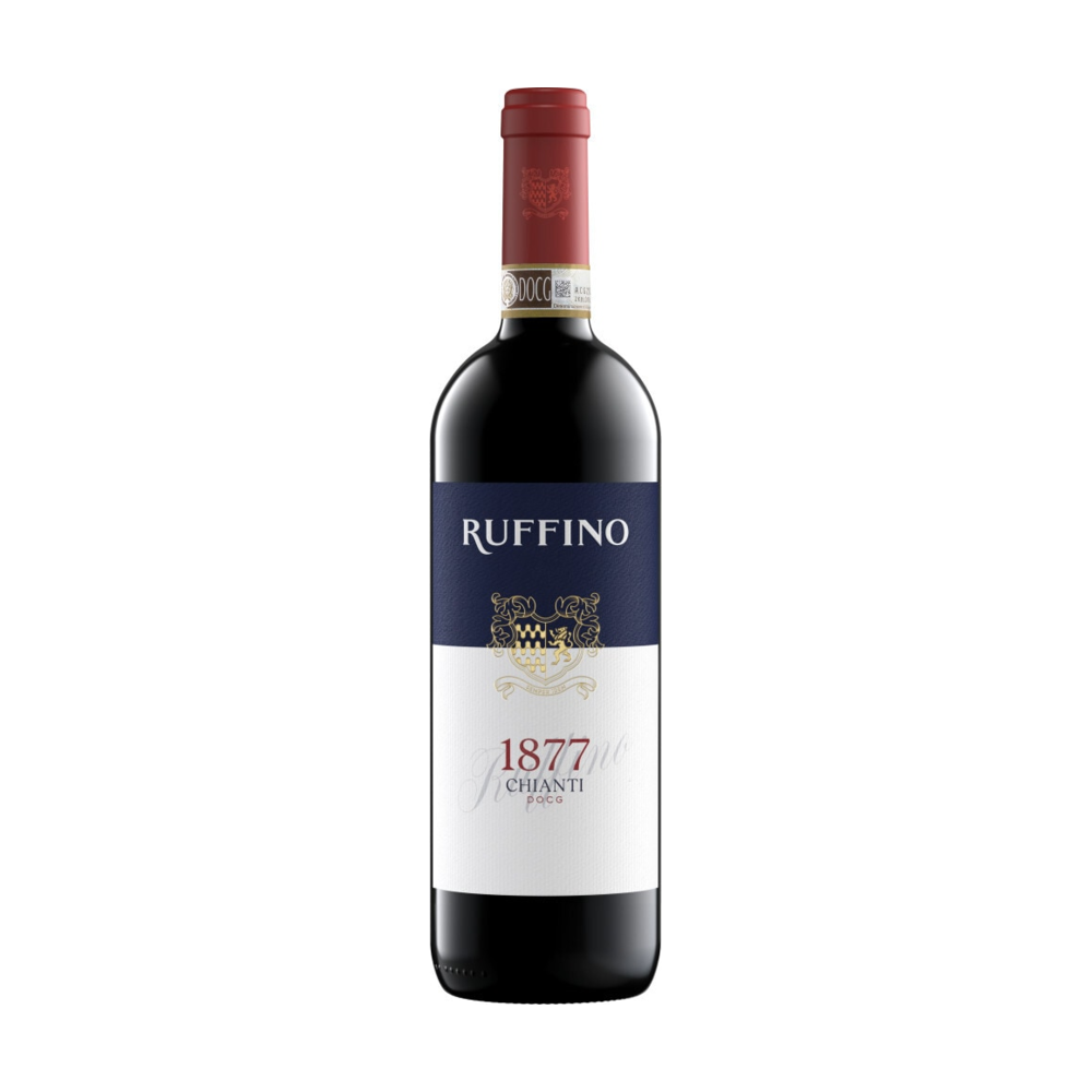 Ruffino 1877 Chianti DOCG Sangiovese Red Blend Italian Red Wine bottle
