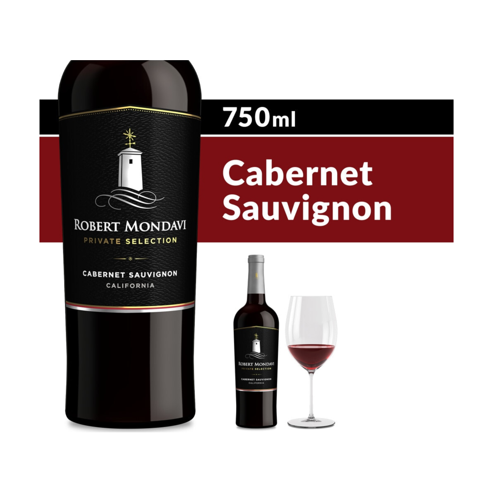 Robert Mondavi Private Selection Cabernet Sauvignon Red Wine bottle