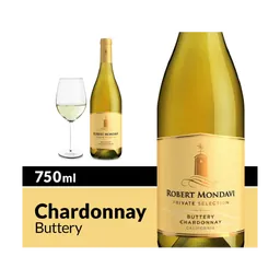 Robert Mondavi Private Selection Buttery Chardonnay White Wine bottle
