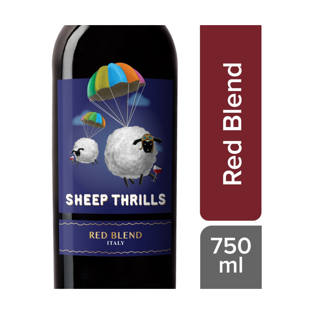 Sheep Thrills Italy Red Blend bottle
