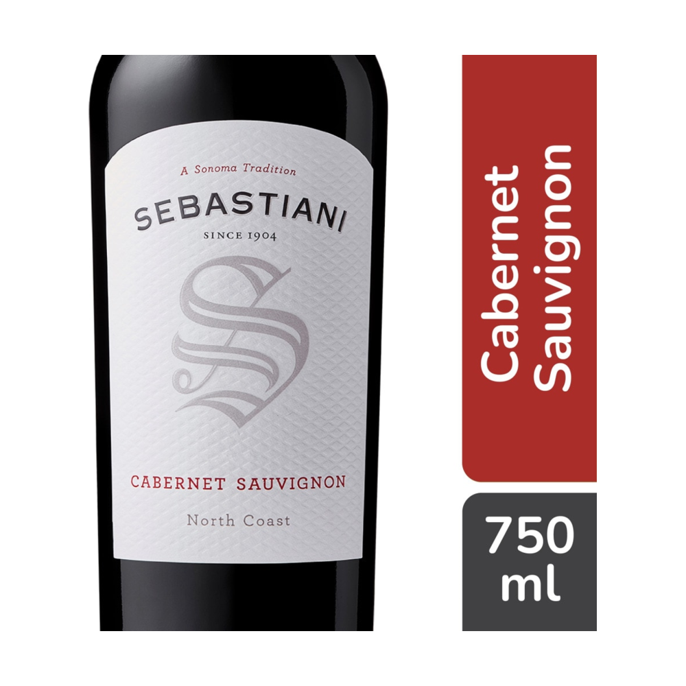 Sebastiani Cabernet Sauvignon California Red Wine bottle
