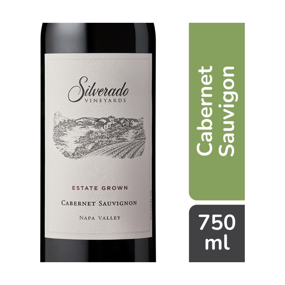 Silverado Vineyards Cabernet Sauvignon California Red Wine bottle