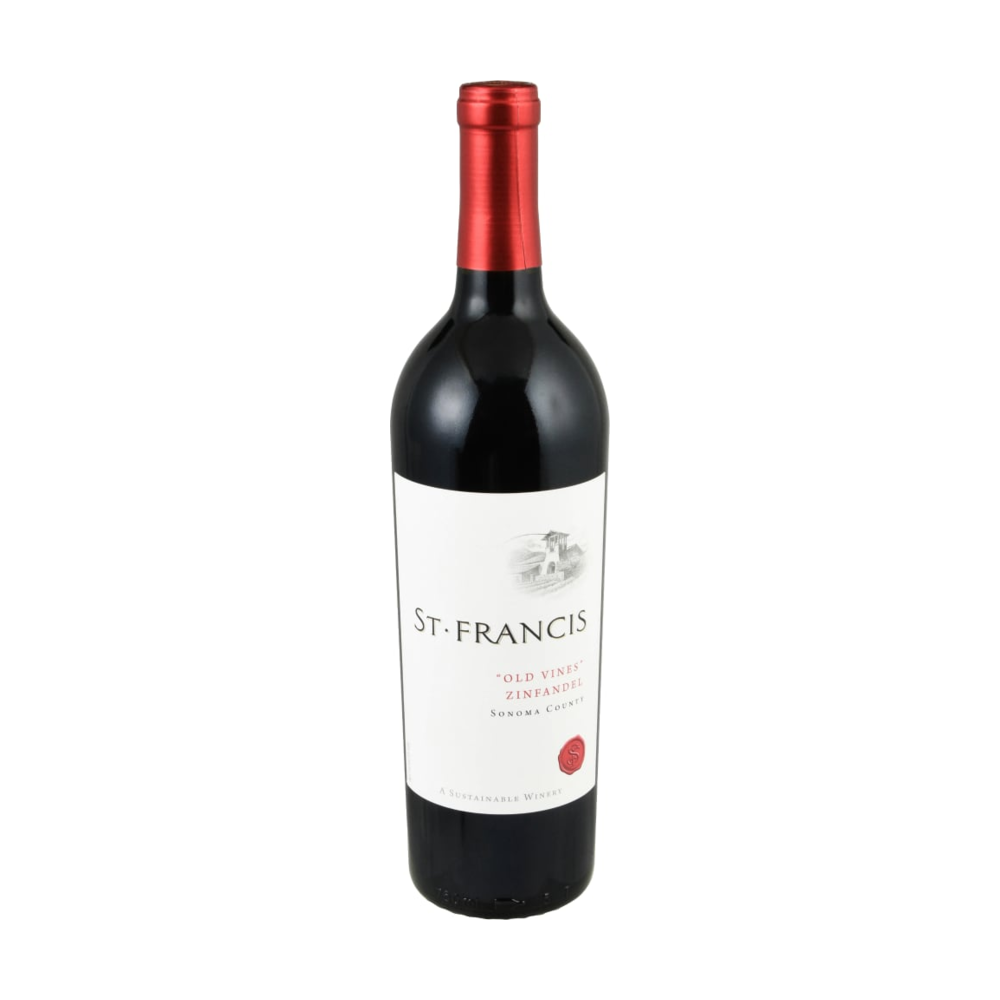 St. Francis Winery Old Vines Zinfandel California Red Wine bottle