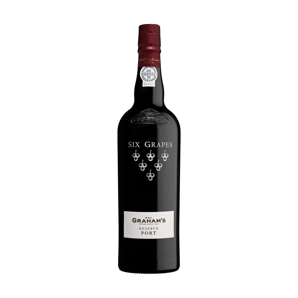Graham's Six Grapes Reserve Portugal Port Red Wine bottle