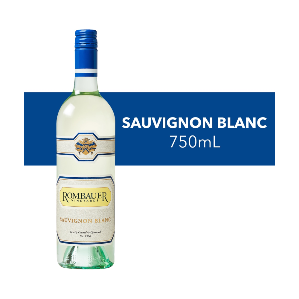 Rombauer Vineyards Sauvignon Blanc California White Wine bottle
