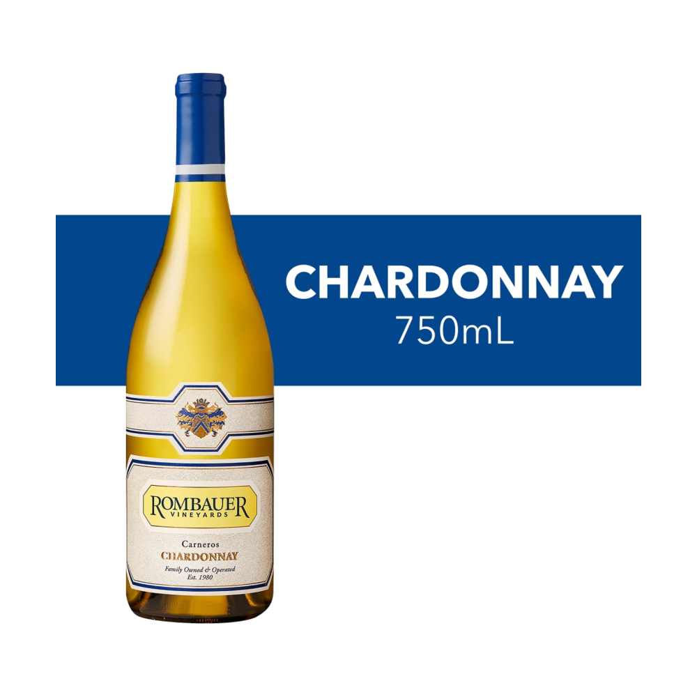 Rombauer Vineyards Chardonnay California White Wine bottle