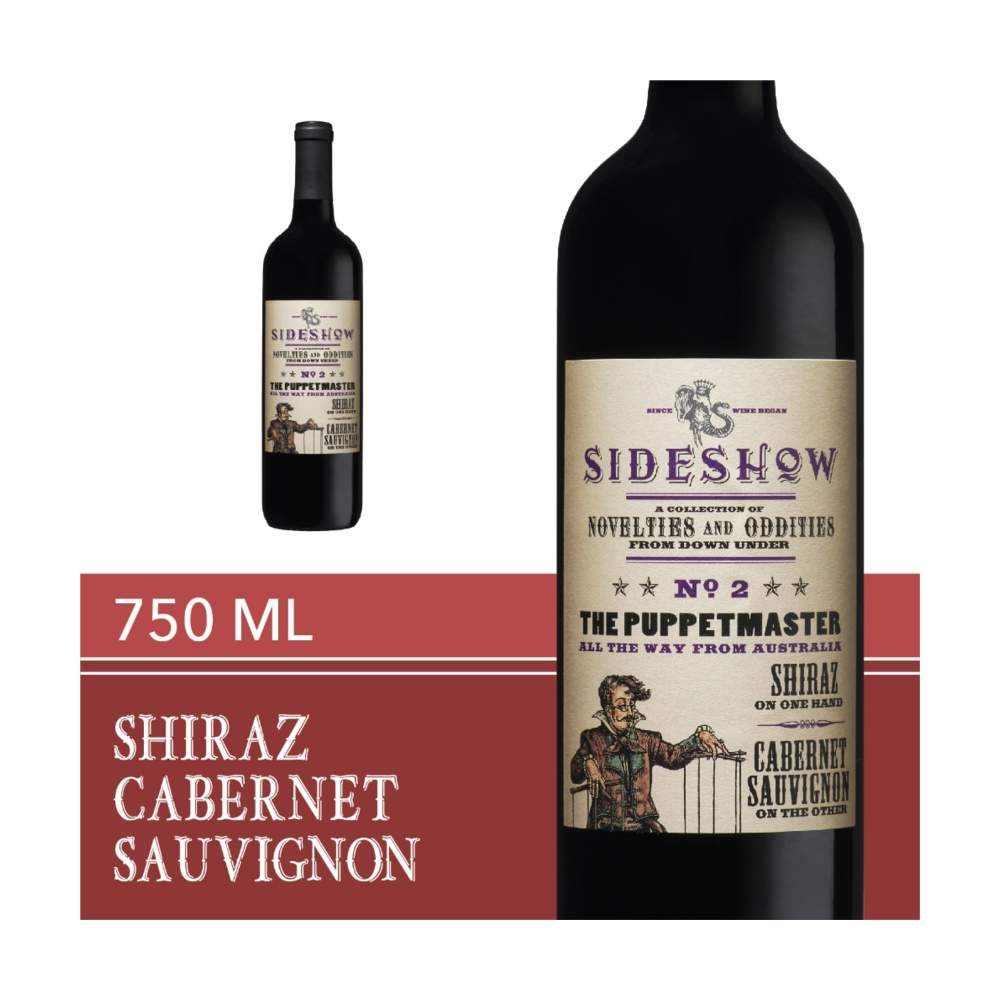 Sideshow Shiraz Cabernet Sauvignon bottle