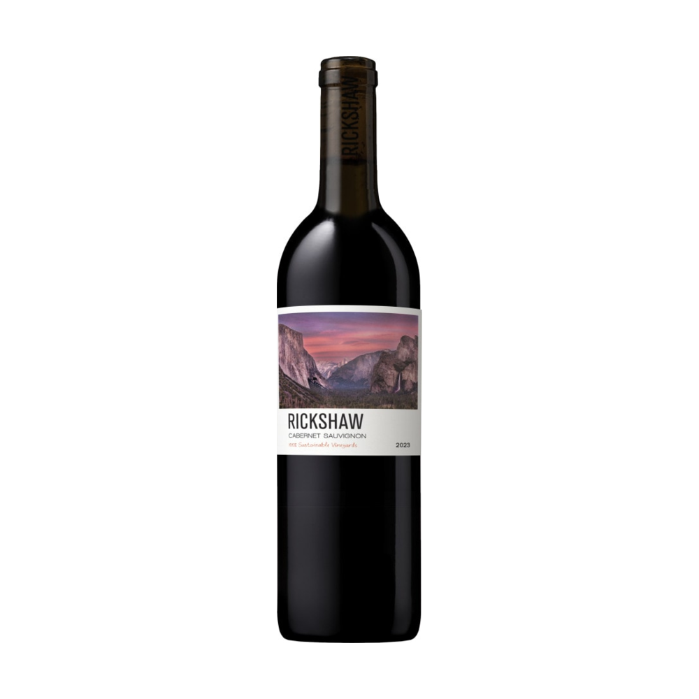 Rickshaw Cabernet Sauvignon California Red Wine bottle