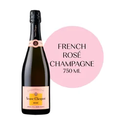 Veuve Clicquot Brut Rose Champagne France Sparkling Wine bottle