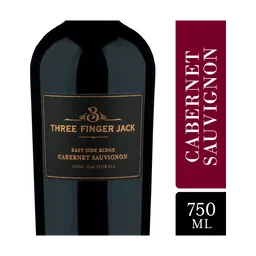 Three Finger Jack East Side Ridge Cabernet Sauvignon California Red Wine bottle